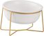 Taz&oacute;n Cer&aacute;mico Blanco con Soporte Dorado inclinado 800 ml, , large indicador imagen numero 3