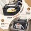 Nobleza Asiento de Coche para Perros Pequeños, Asiento Elevador para Perros con Bolsillos de Almacenamiento y Cojín Reversible, Cama de Viaje para Mascotas de Hasta 11 kg, Negro, L58×W56×H33cm, , large indicador imagen numero 4
