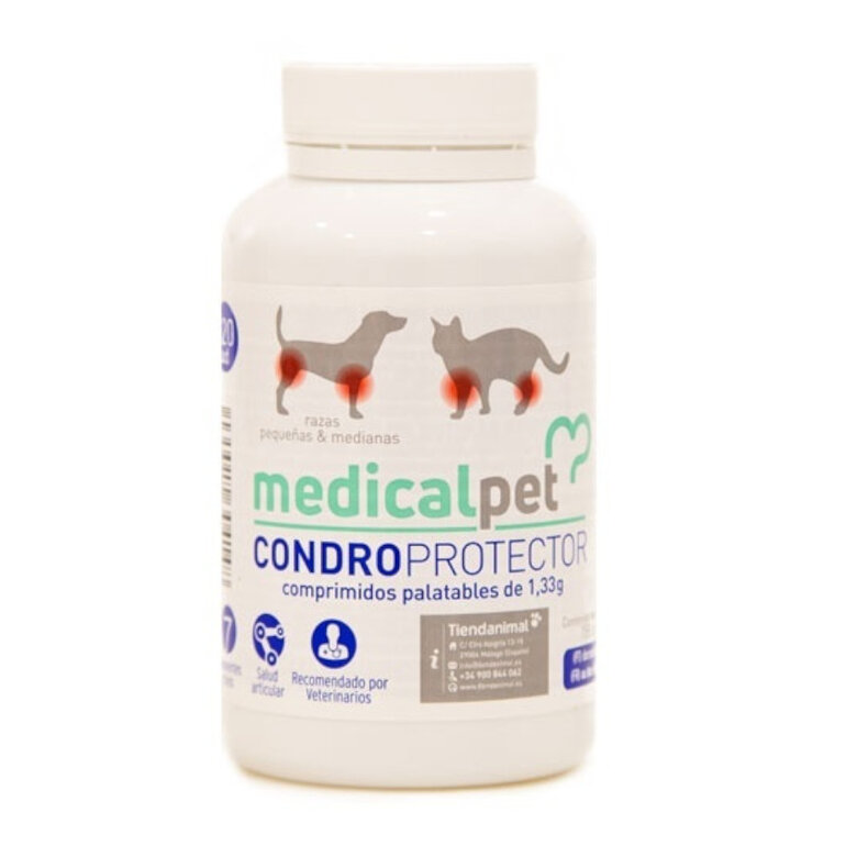 Medicalpet Condroprotector en Comprimidos para gatos y perros pequeños y medianos, , large image number null