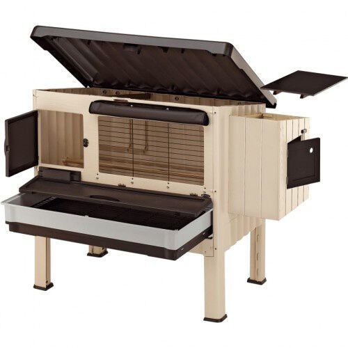 Gallinero de plástico con escalera de acceso thumbnail