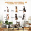 PawHut Cama Elevada Perros Negro, , large indicador imagen numero 4