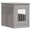 vidaXL Jaula para perros madera de ingeniería gris Sonoma 55x80x68 cm, , large indicador imagen numero 1