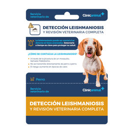 Tarjeta Veterinaria Detecci&oacute;n Leishmaniosis para perros