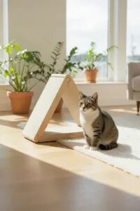 Althea Living - Rascador de cart&oacute;n para gatos Balandra, plegable, 6&nbsp;superficies&nbsp;de rascado, , large Imagen numero 3