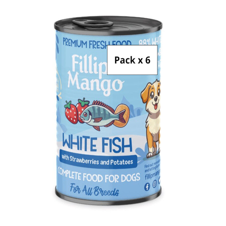 Pienso FIllip Mango para perros de pescado, fresa y patata 400gr, , large Imagen numero 2