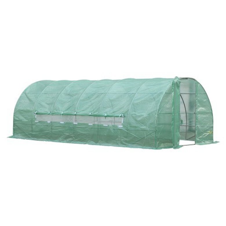 Invernadero de jardines con 6 ventanas Outsunny color Verde, , large image number null