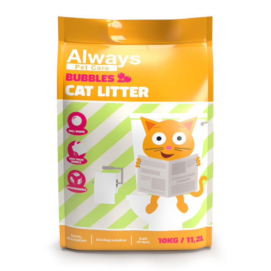 10 kg Always Bubbles Arena Aglomerante para gatos, , large Imagen numero 1