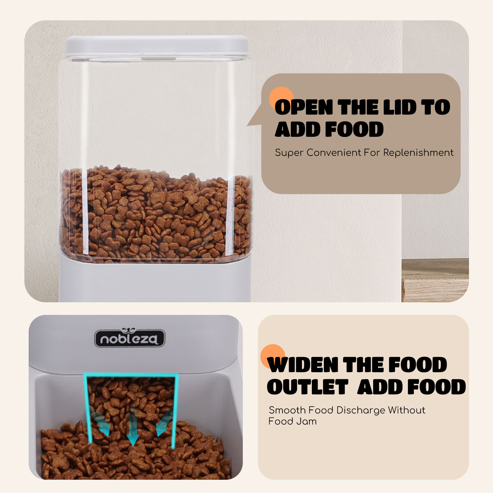 Nobleza Comedero Autom&aacute;tico y Bebedero para mascotas, , large Imagen numero 5