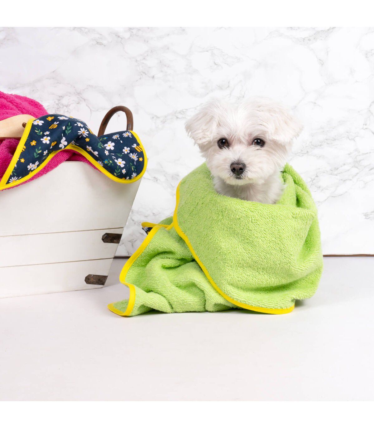 Toalla Capa de Ba&ntilde;o para perro Groc Groc Mandy  Lima, , large Imagen numero 2