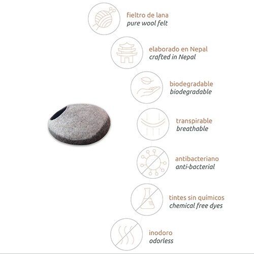 Mishum cueva Rita gatos color Marr&oacute;n Claro , , large Imagen numero 5