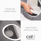 Refugio plegable Catit Vesper Rocket para gatos color Gris, , large image number null