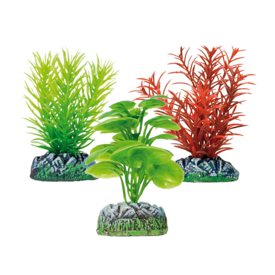 ICA Aquatic Plants Set de 3 plantas artificiales para acuarios, , large Imagen numero 1