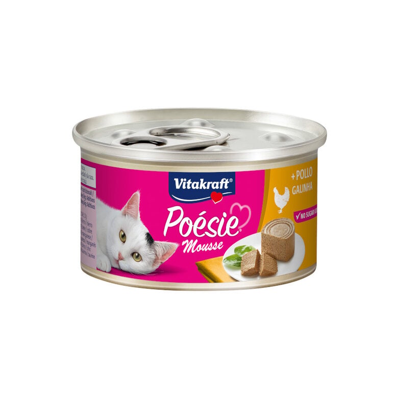 Vitakraft Poésie comida húmeda en mousse con pollo