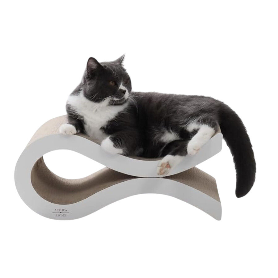 Althea Living - Rascador para gatos ondulado, cart&oacute;n corrugado, reversible, , large Imagen numero 3