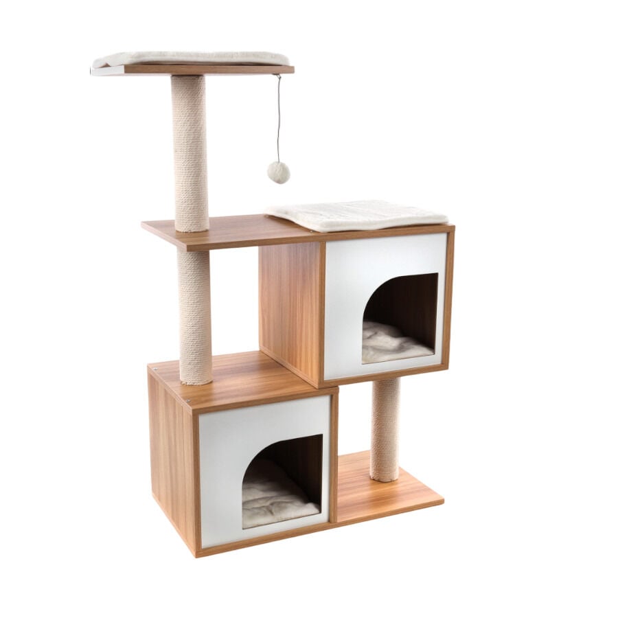 Flamingo &Aacute;rbol Rascador Dana Beige y Blanco para gatos, , large Imagen numero 2