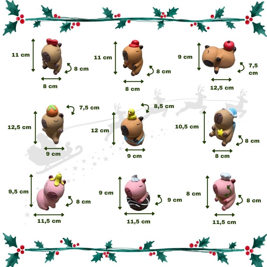 Wonder Christmas Colecci&oacute;n Capibara Juguete para perros, , large Imagen numero 4