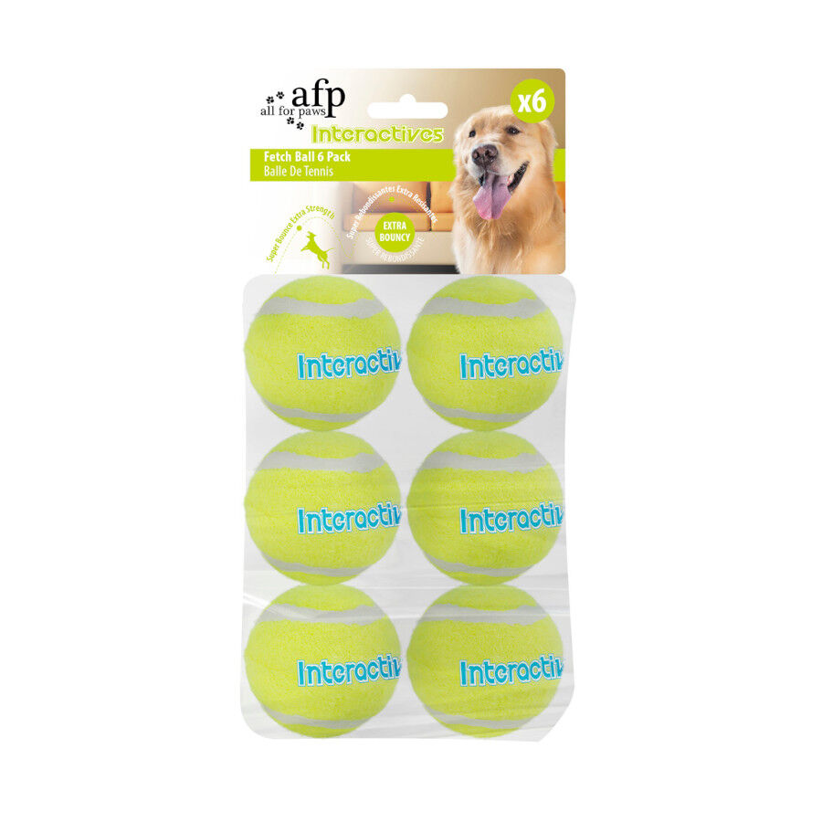 All For Paws Pelotas de Tenis Interactivas para perros, , large Imagen numero 3