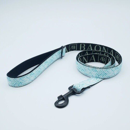 Baona correa amur de nylon reciclado azul para perros, , large Imagen numero 1