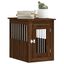 vidaXL Jaula para perros madera de ingeniería roble marrón 55x80x68 cm, , large indicador imagen numero 11