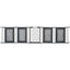 PawHut Parque Plegable para Perros de 6 Paneles Barrera de Seguridad para Mascotas Parque de Juego de Tela Oxford Sistema de Cierre Automático para Gatos Cachorros 117x103x74 cm Negro, , large indicador imagen numero 1