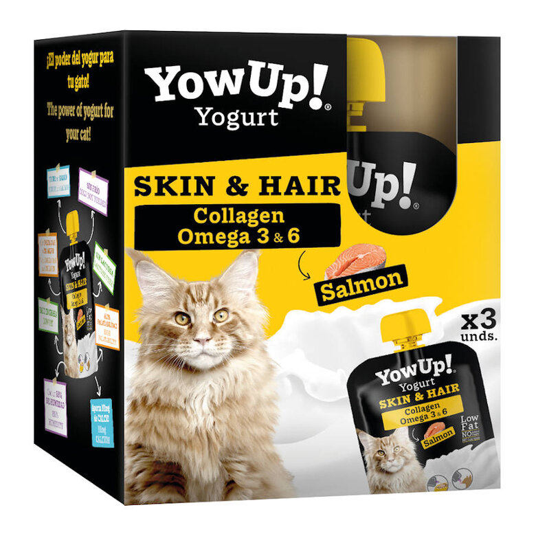 YowUp! Skin & Hair Salmón yogur para gatos, , large image number null
