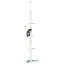 PawHut Árbol para Gatos de Suelo a Techo de 225-255 cm Torre para Gatos de Suelo a Techo Ajustable en Altura con 3 Plataforma de Forma de Ola Postes Rascadores y 1 Bola 55x38x225-255 cm Blanco, , large indicador imagen numero 1