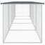 vidaXL Gallinero con techo acero galvanizado antracita 603x98x90 cm, , large indicador imagen numero 7