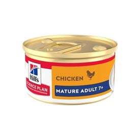 Hill's Science Plan Mature Mousse de Pollo lata para gatos