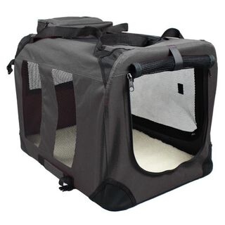 Bolsa de viaje funcional para perros color Negro