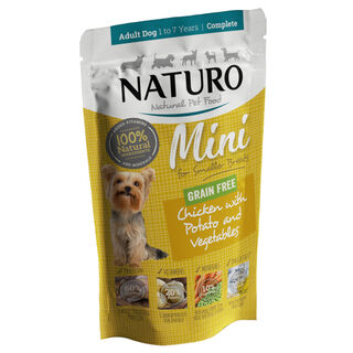 Naturo Dog Adult Mini Pollo & Patata lata para perros
