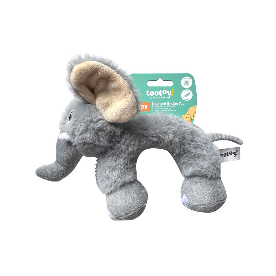 Tootoy! Elefante Mordedor de Peluche para cachorros, , large Imagen numero 7