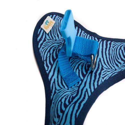 Arnés Pamppy Cebra Azul para perros thumbnail
