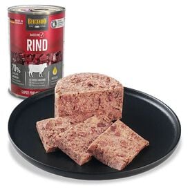 BELCANDO Baseline Ternera - Comida húmeda premium para perros de alta calidad (paquete de 6 latas)