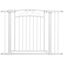 PawHut Barrera para Perros Puerta para Perros con Ancho Ajustable 76-104 cm Barrera de Seguridad para Perros con 2 Extensiones y Doble Bloqueo para Escaleras y Puertas Blanco, , large indicador imagen numero 1