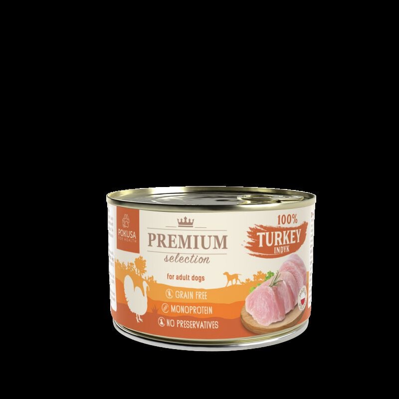 Lata de Comida Cocinada para perro - Pavo 100% natural