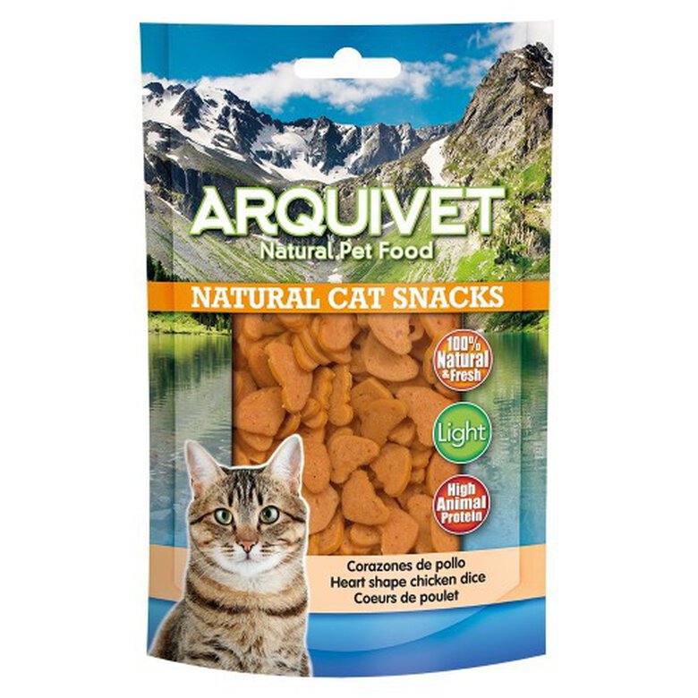Snack Corazones para gatos sabor Pollo