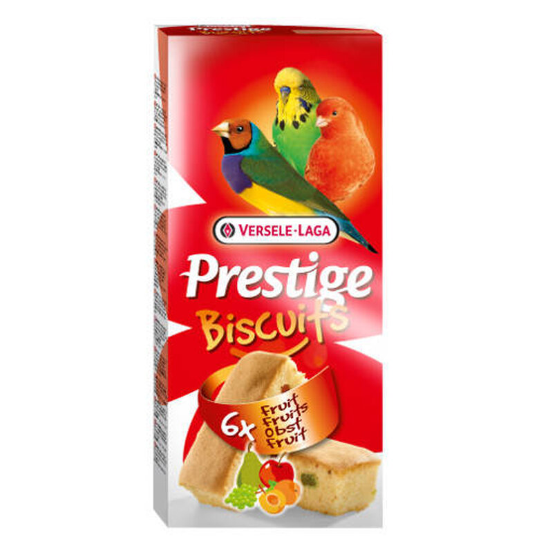 70 g Versele-Laga Prestige Snacks Bizcocho Frutas para pájaros