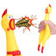 Nobleza - Juguete de goma para perros, pollo gritando amarillo, juguete pequeño de descompresión chirriante para limpiar los dientes, , large indicador imagen numero 1