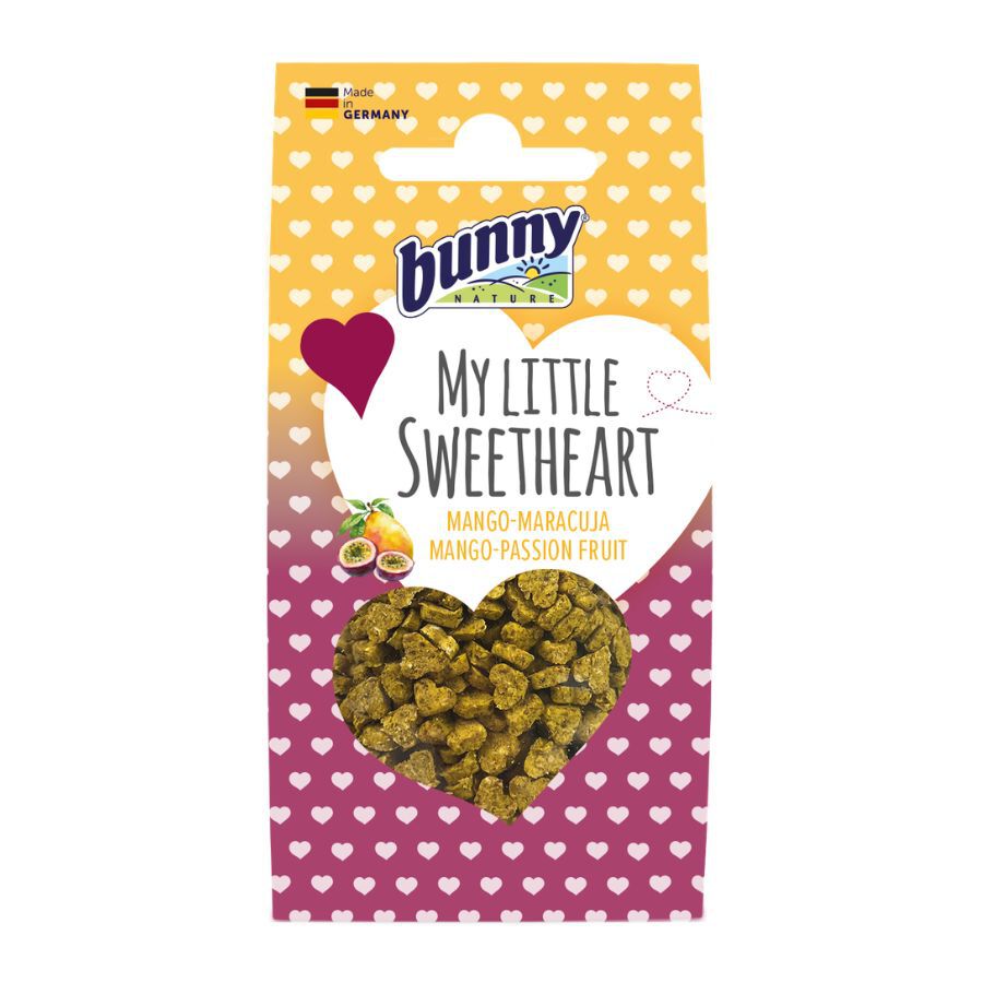 30 g Bunny Snack Corazones Mango Maracuya para conejos y roedores, , large Imagen numero 1