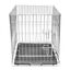 Jaula plegable de acero para perros color Negro, , large indicador imagen numero 5