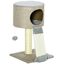 PawHut Árbol Rascador Gris Pequeño para gatos, , large indicador imagen numero 1