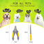 Nobleza Cortauñas Perro y Gato con Mascota Protector de Seguridad para Evitar Cortes excesivos, Acero Inoxidable Alicates Uñas Profesionales para Mascotas Perros, Gatos, Conejas, , large indicador imagen numero 3