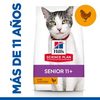 Hill's Science Plan Senior 11+ Pollo Pienso para gatos