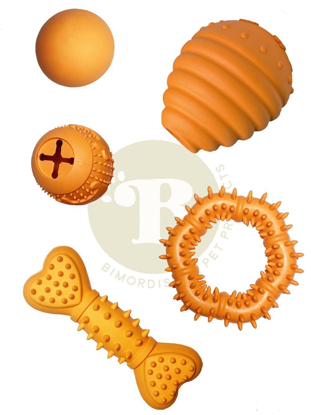 BIMORDISCOS Aro de goma natural DENTAL RING para Perros thumbnail