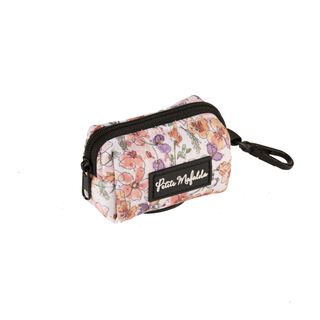 Petite Mafalda Porta Bolsas con Estampado de Flores rosas para perros