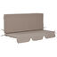 Outsunny Cojín para Columpio de 2 Piezas 130x45x5 cm Cojín para Balancín Cojín de Asiento y Respaldo Acolchado para Jardín Terraza Balcón Exterior Marrón, , large indicador imagen numero 1