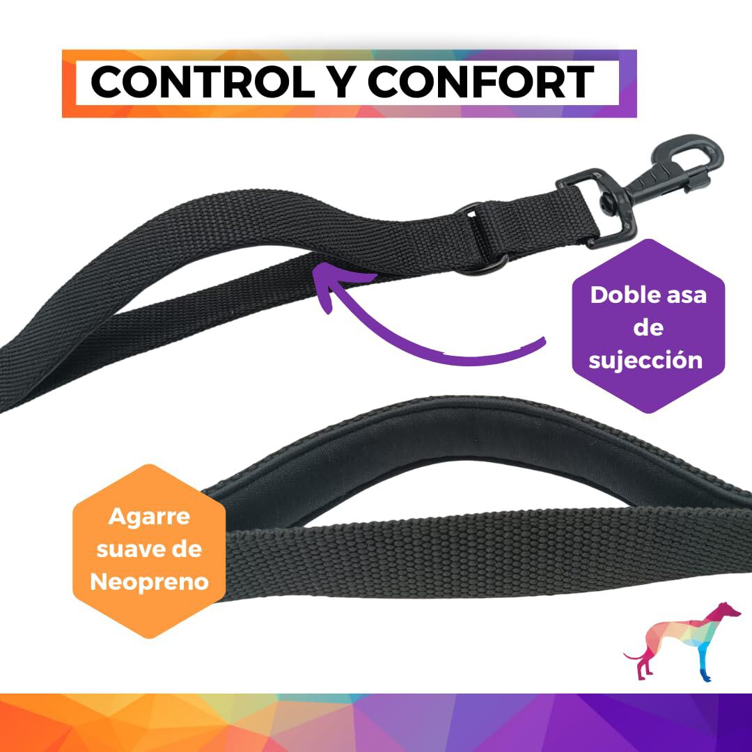 EL GALGUITO VALIENTE Correa multiposicion manos libres para perro thumbnail