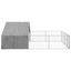 vidaXL Caseta perros exterior con corral 4x3x1,9 m acero galvanizado, , large indicador imagen numero 9