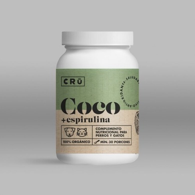 CRU complemento nutricional sabor coco para mascotas, , large image number null