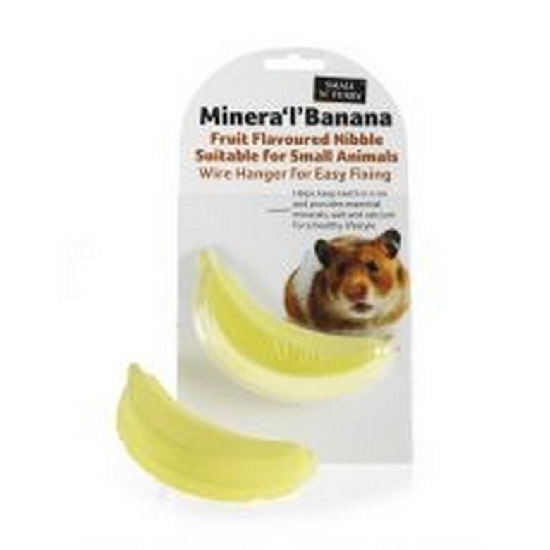 Bocado de plátano para mordisquear para roedores color Amarillo, , large image number null
